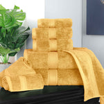 Madison Egyptian Cotton Pile Plush Heavyweight 8 Piece Towel Set - Towel Set by Superior