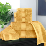 Madison Egyptian Cotton Pile Plush Heavyweight 8 Piece Towel Set - Towel Set by Superior