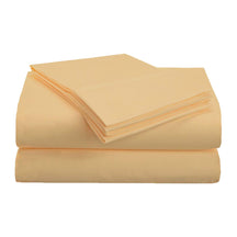 Brushed Microfiber Deep Pocket Breathable 4 Piece Bed Sheet Set - Gold