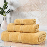 Smart Dry Zero Twist Cotton Medium Weight 3 Piece Assorted Towel Set - Towel Set by Superior