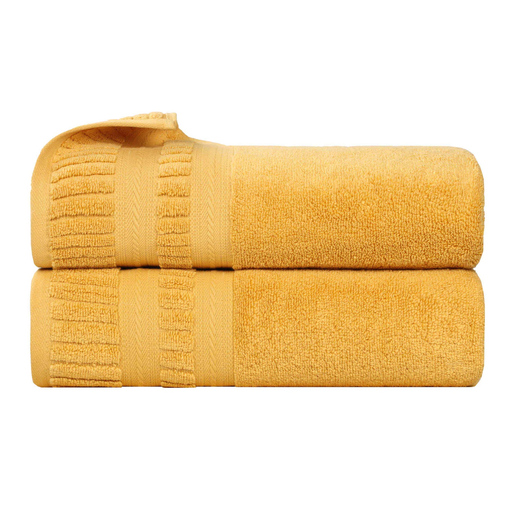 Venice Zero Twist Cotton Medium Weight Soft Bath Towels, Set of 2