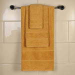 Napa Zero Twist Cotton Solid Waffle Honeycomb 3 Piece Towel Set - Towel Set by Superior