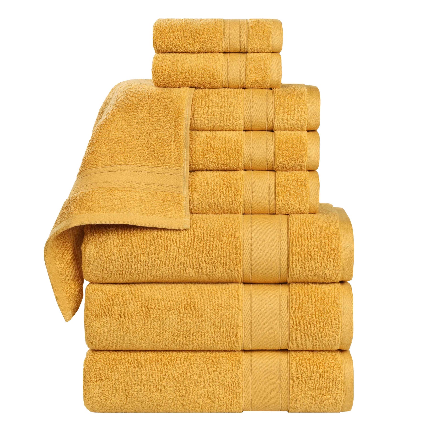 Belmont Zero Twist Cotton Medium Weight 9 Piece Towel Set