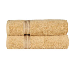 Heritage Egyptian Cotton Plush Absorbent Luxury Bath Towel Set of 2