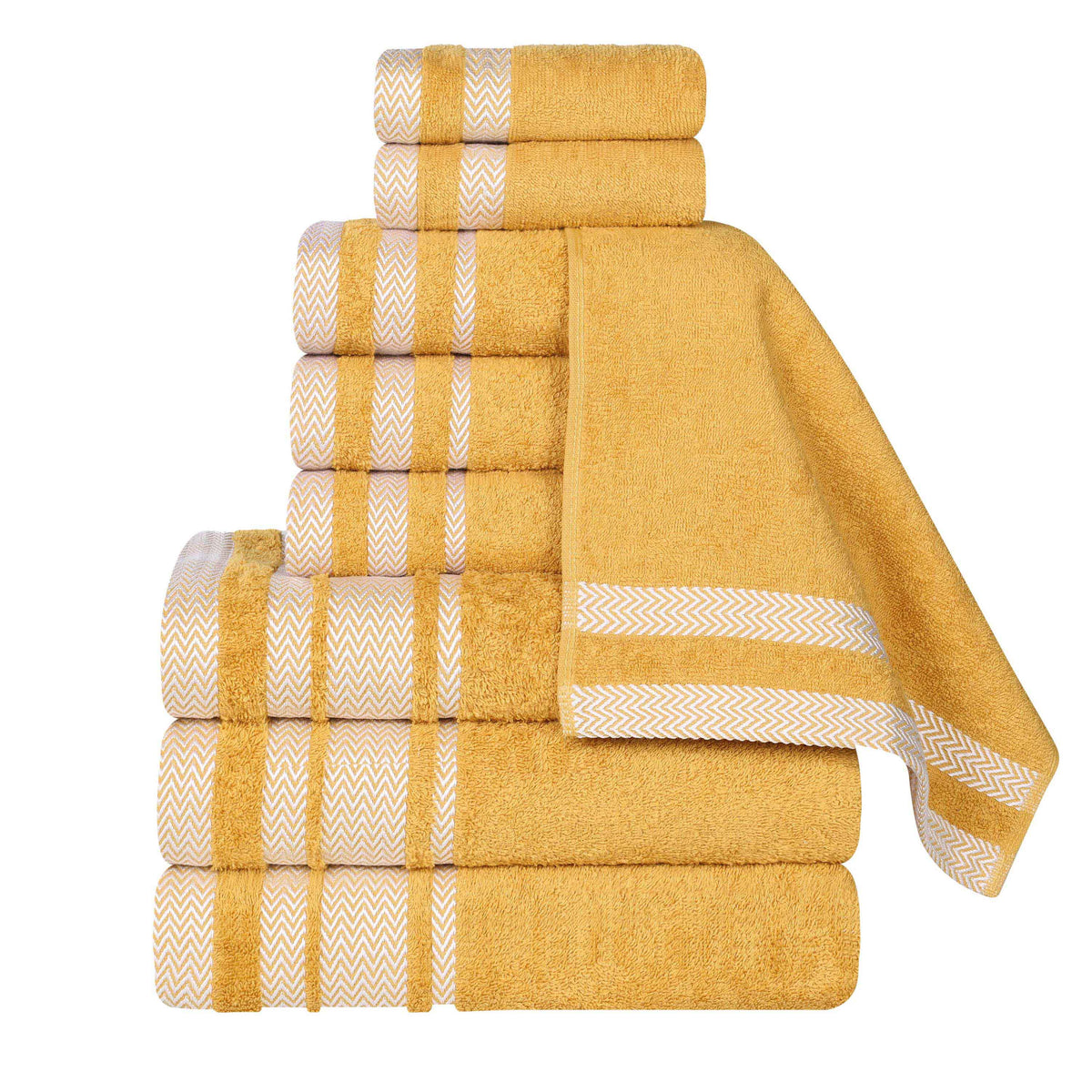 Hays Cotton Medium Weight 9 Piece Assorted Bathroom Towel Set