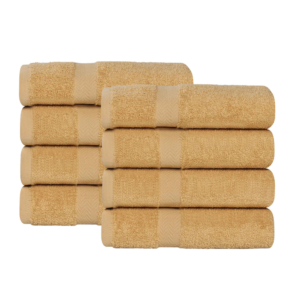 Eco-Friendly Cotton 8 Piece Hand Towel Set