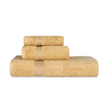 Heritage Egyptian Cotton Plush 3 Piece Absorbent Luxury Towel Set - Towel Set by Superior