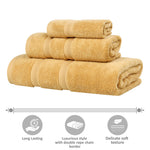 Smart Dry Zero Twist Cotton Medium Weight Bath Towels, Set of 4 - Bath Towel by Superior