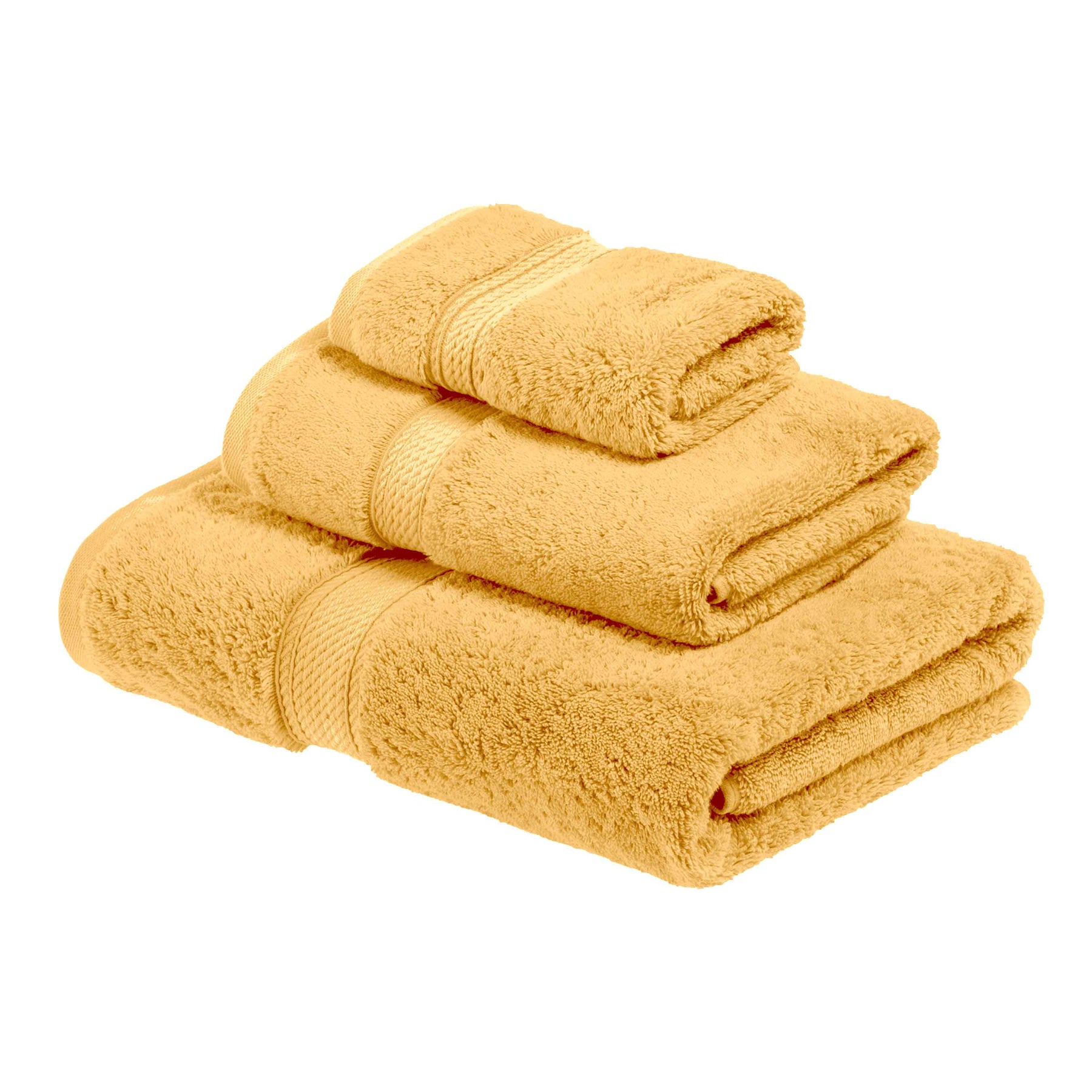 Madison Egyptian Cotton Pile Plush Heavyweight 3 Piece Towel Set