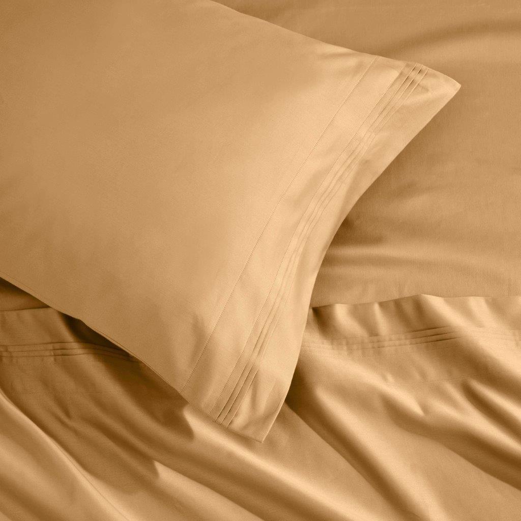 1500 Thread Count Egyptian Cotton 2 Piece Solid Pillowcase Set