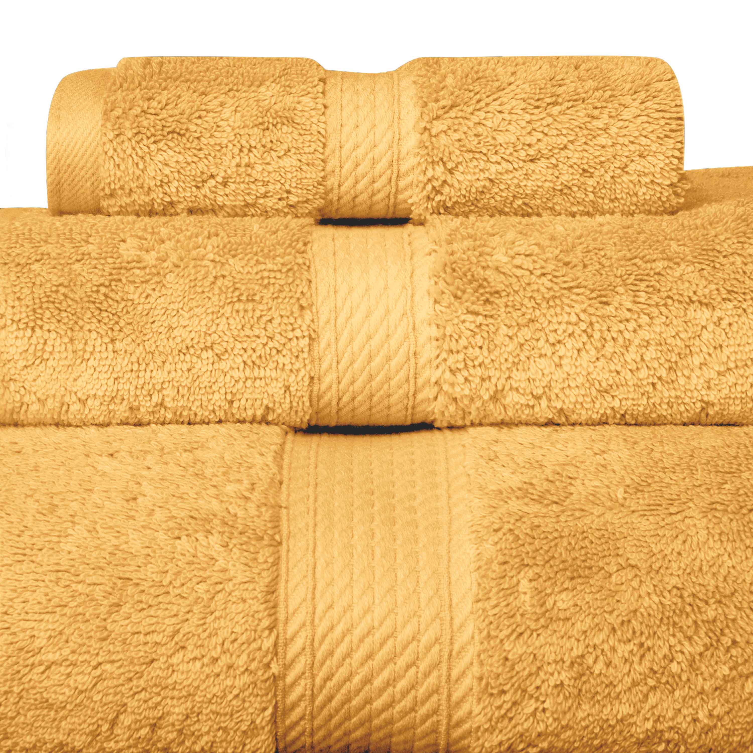 Madison Egyptian Cotton Pile Plush Heavyweight 3 Piece Towel Set - Towel Set by Superior