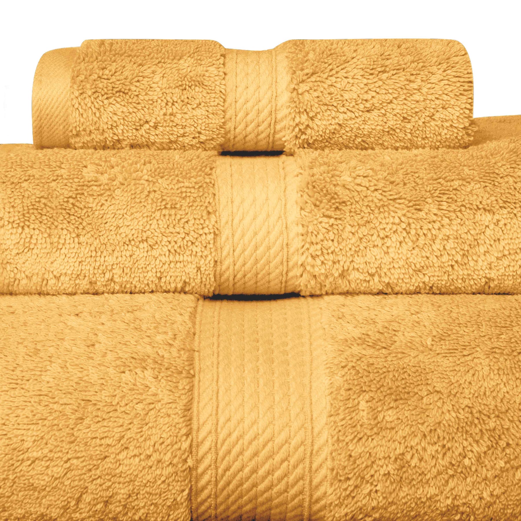 Madison Egyptian Cotton Pile Plush Heavyweight 3 Piece Towel Set