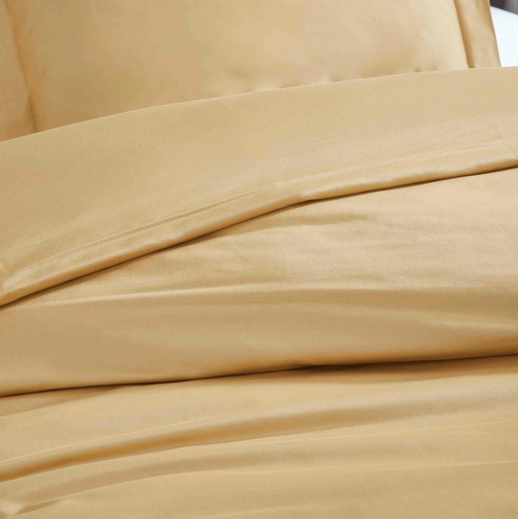 1200 Thread Count Egyptian Solid Cotton Duvet Cover Set