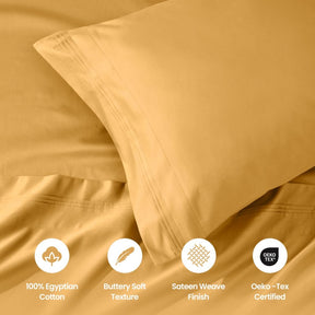 Egyptian Cotton 1000 Thread Count Eco-Friendly Solid Sheet Set