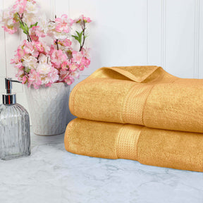 Madison Egyptian Cotton Pile Plush Heavyweight Bath Sheet Set of 2