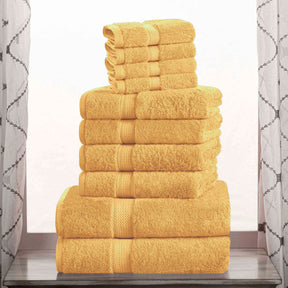 Madison Egyptian Cotton Pile Plush Heavyweight 10 Piece Towel Set