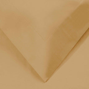 1200 Thread Count Egyptian Solid Cotton Duvet Cover Set - Gold