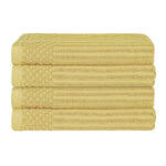 Soho Ribbed Cotton Absorbent Bath Towel Set of 4 - Bath Towel by Superior