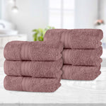 Atlas Cotton Plush Absorbent Heavyweight Luxury Hand Towel Set of 6 - Hand Towel Set by Superior