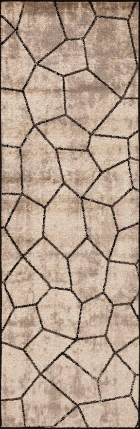 Vegas Abstract Web Design Indoor Area Rugs or Runner Rug - Gray