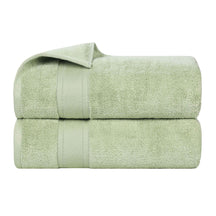 Belmont Zero Twist Cotton Medium Weight Soft Bath Towels, Set of 2