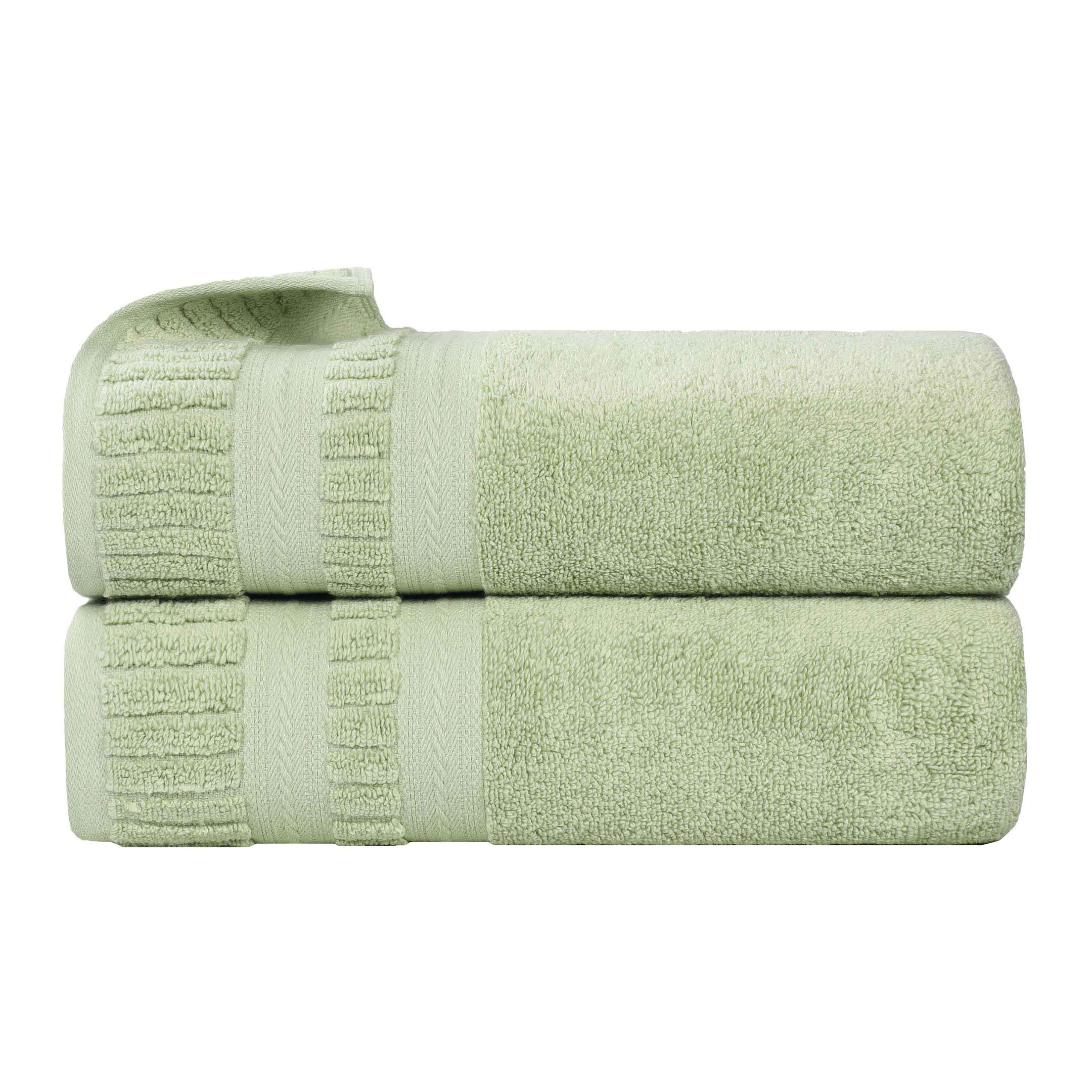 Venice Zero Twist Cotton Medium Weight Soft Bath Towels, Set of 2 - Bath Towel by Superior