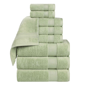 Belmont Zero Twist Cotton Medium Weight 9 Piece Towel Set