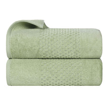 Playa Zero Twist Cotton Solid Waffle Textured Bath Towels, Set of 2