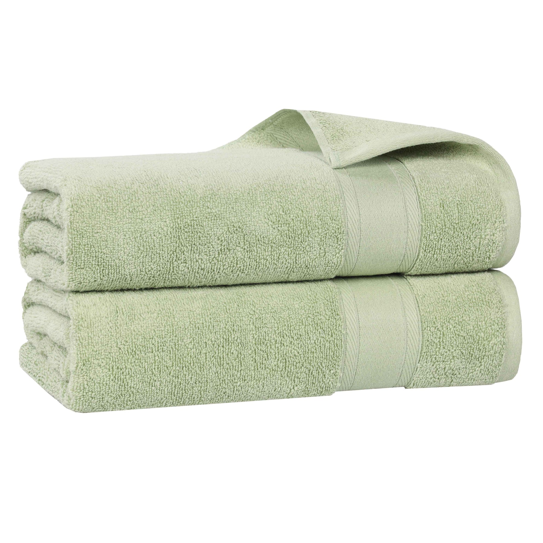 Belmont Zero Twist Cotton Medium Weight Soft Bath Sheets, Set of 2