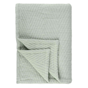 Aswan Cotton Medium Weight Textured Modern Chevron Woven Coverlet