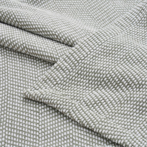 Maya Chenille Herringbone Soft Textured Medium Weight Cotton Blanket