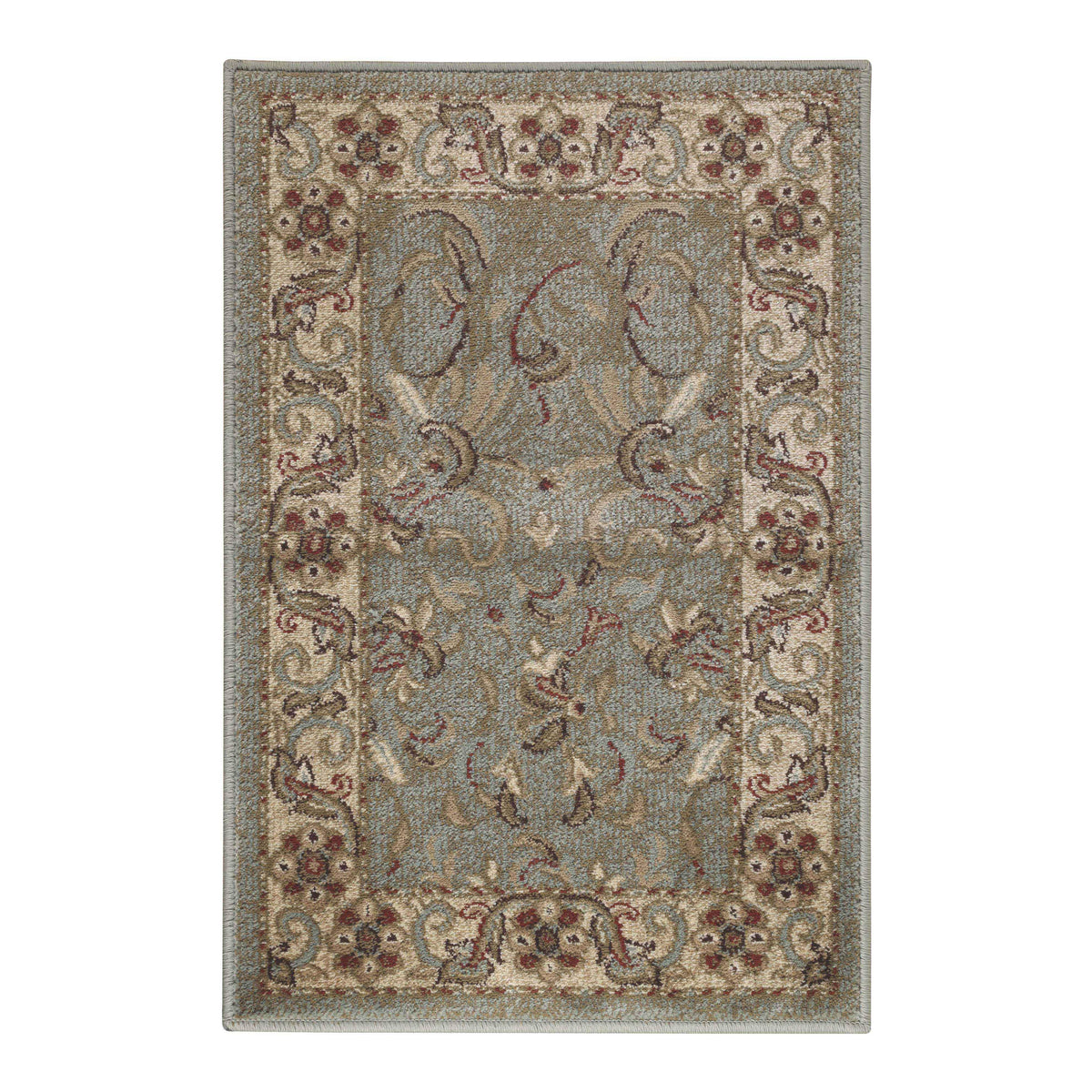 Heritage Traditional Floral Scroll Indoor Area Rug Or Runner - Rugs by Superior - Superior 