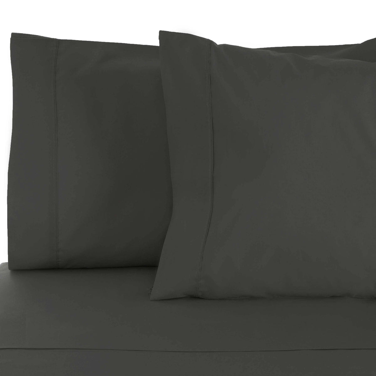 Cotton Blend 800 Thread Count Solid Pillowcase Set of 2 - Gray