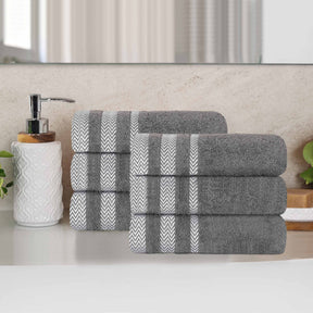 Hays Cotton Medium Weight Soft Hand Towel Set of 6