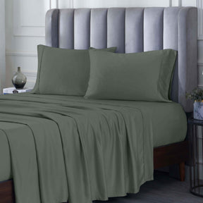 Rayon From Bamboo 300 Thread Count Solid Deep Pocket Sheet Set