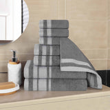 Hays Cotton Medium Weight 8 Piece Assorted Bathroom Towel Set - Towel Set by Superior