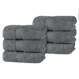 Atlas Cotton Plush Absorbent Heavyweight Luxury Hand Towel Set of 6 - Hand Towel Set by Superior