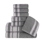 Hays Cotton Medium Weight 8 Piece Assorted Bathroom Towel Set - Towel Set by Superior