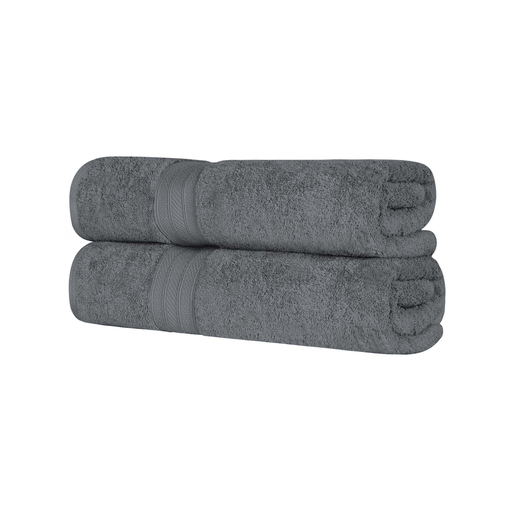 Atlas Cotton Heavyweight Absorbent Plush 2 Piece Bath Sheet Set - Bath Sheets by Superior