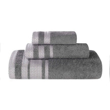 Hays Cotton Medium Weight 3 Piece Assorted Bathroom Towel Set