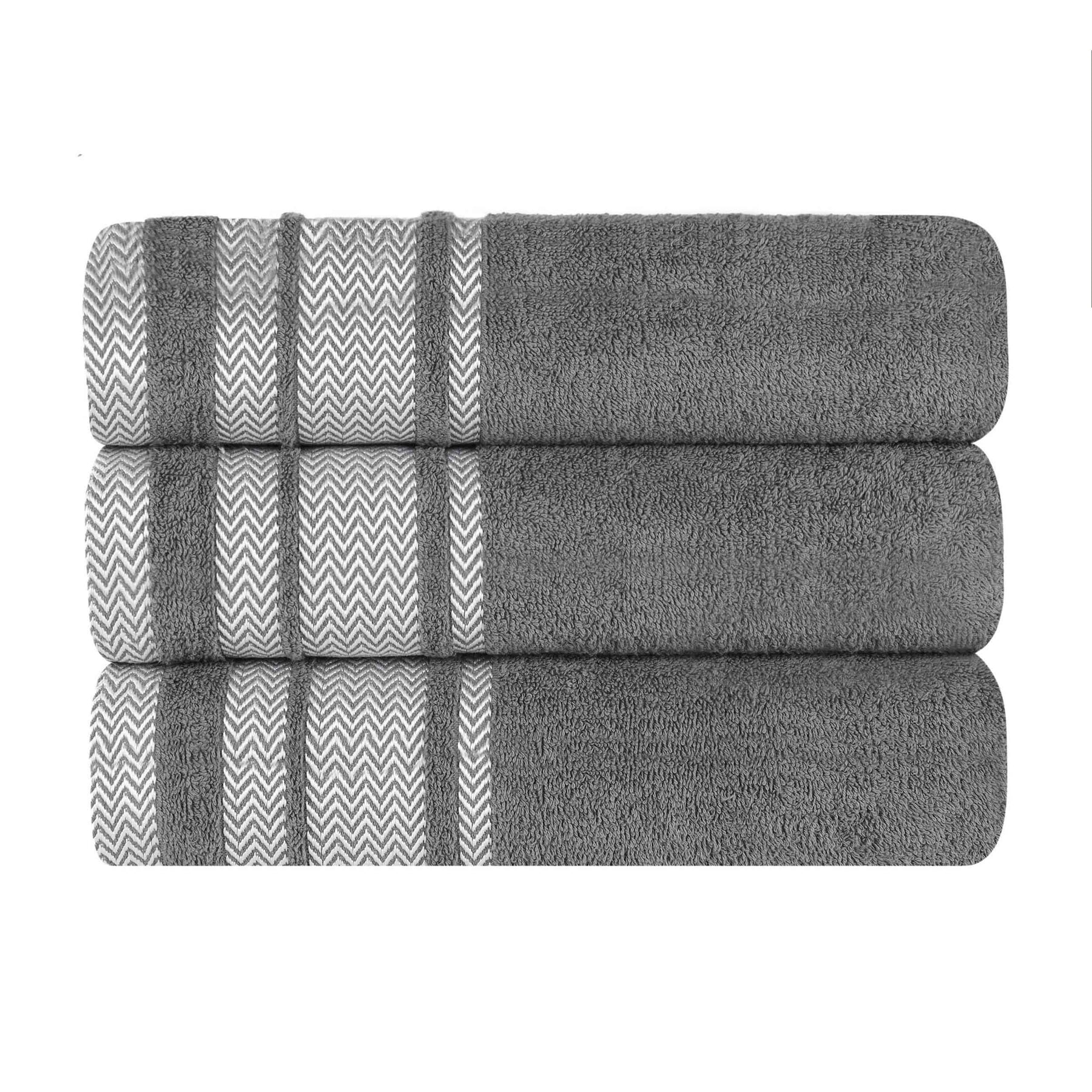 Hays Cotton Medium Weight Ultra-Soft Bath Towel Set of 3