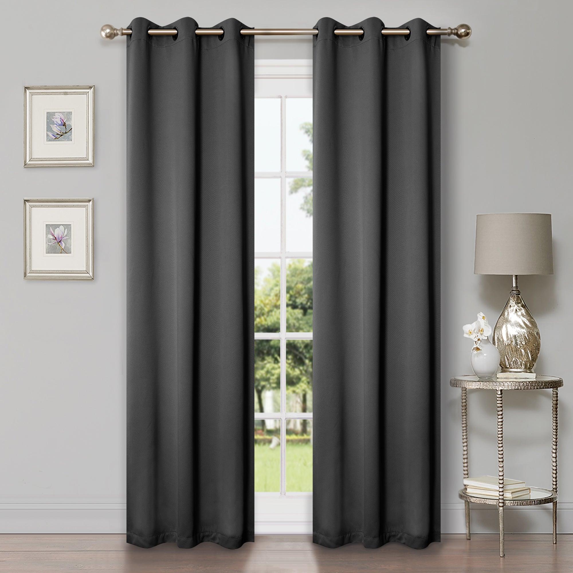 Solid Machine Washable Room Darkening Blackout Curtains, Set of 2 - Blackout Curtains by Superior