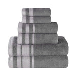 Hays Cotton Medium Weight 6 Piece Assorted Bathroom Towel Set - Towel Set by Superior