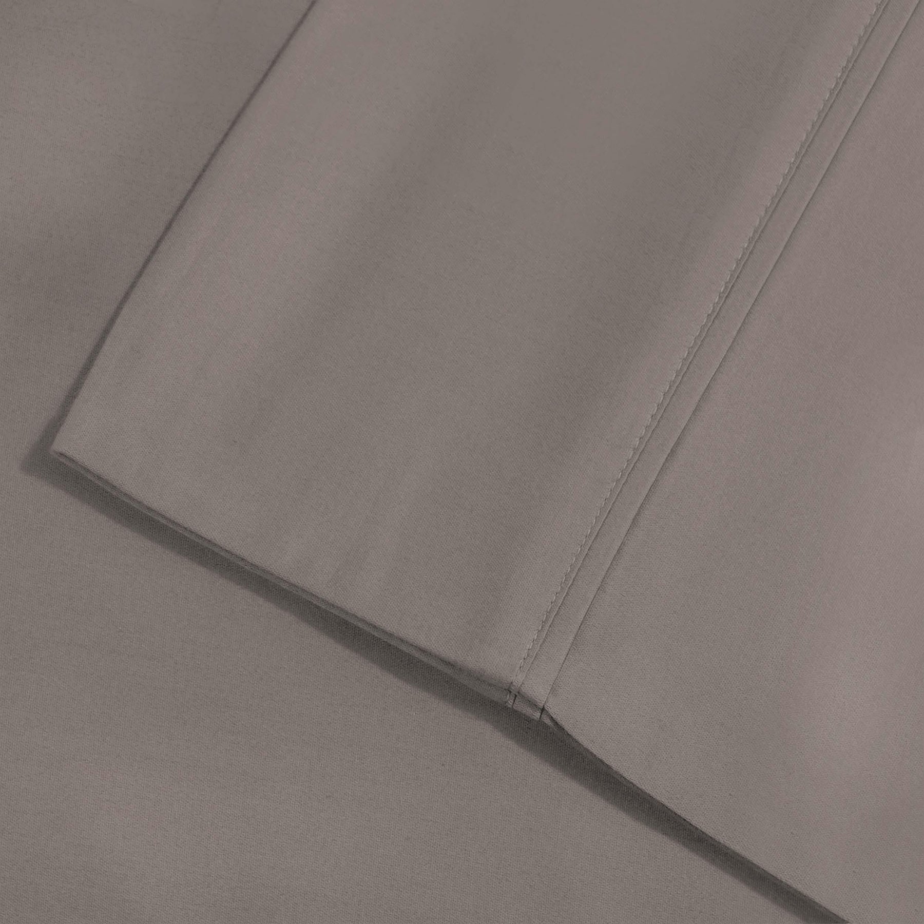 1500 Thread Count Cotton-Blend Solid Deep Pocket Sheet Set - Gray