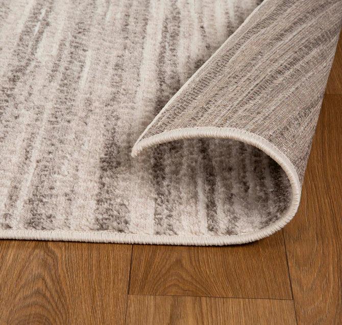 Montouk Pastel Striped Indoor Area Rugs or Runner Rug - Gray