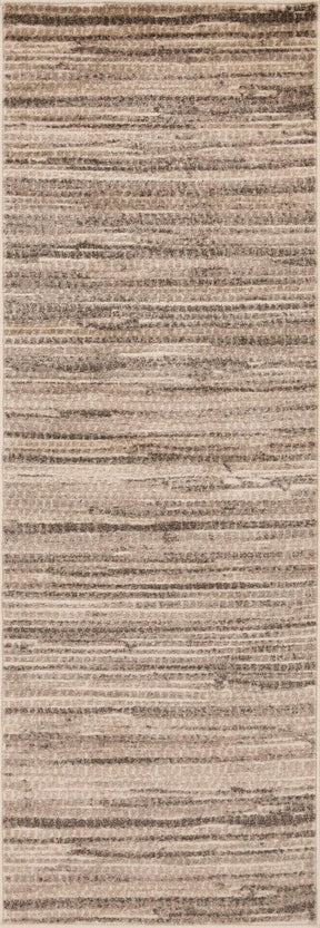 Montouk Pastel Striped Indoor Area Rugs or Runner Rug - Gray