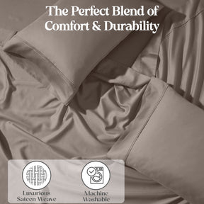 1200 Thread Count Cotton Rich Solid Deep Pocket Bed Sheet Set - Sheet Set by Superior