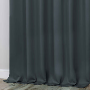 Solid Room Darkening Blackout Curtain Panels, Back Tabs, Set of 2