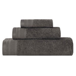 Honeycomb Textured Waffle Border Cotton 3 Piece Towel Set - Towel Set by Superior