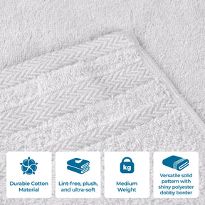 Hays Cotton Medium Weight Ultra-Soft Bath Sheet Set of 2 - Bath Sheet by Superior - Superior 